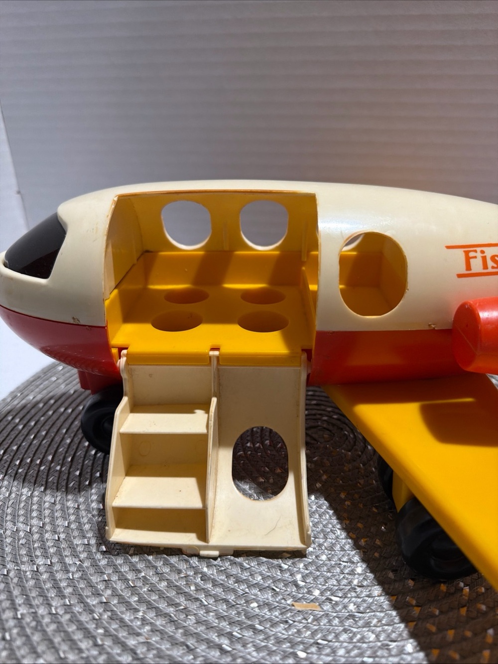 Fisher-Price Yellow & Cream Toy Airplane for Kids - Picture 2 of 5